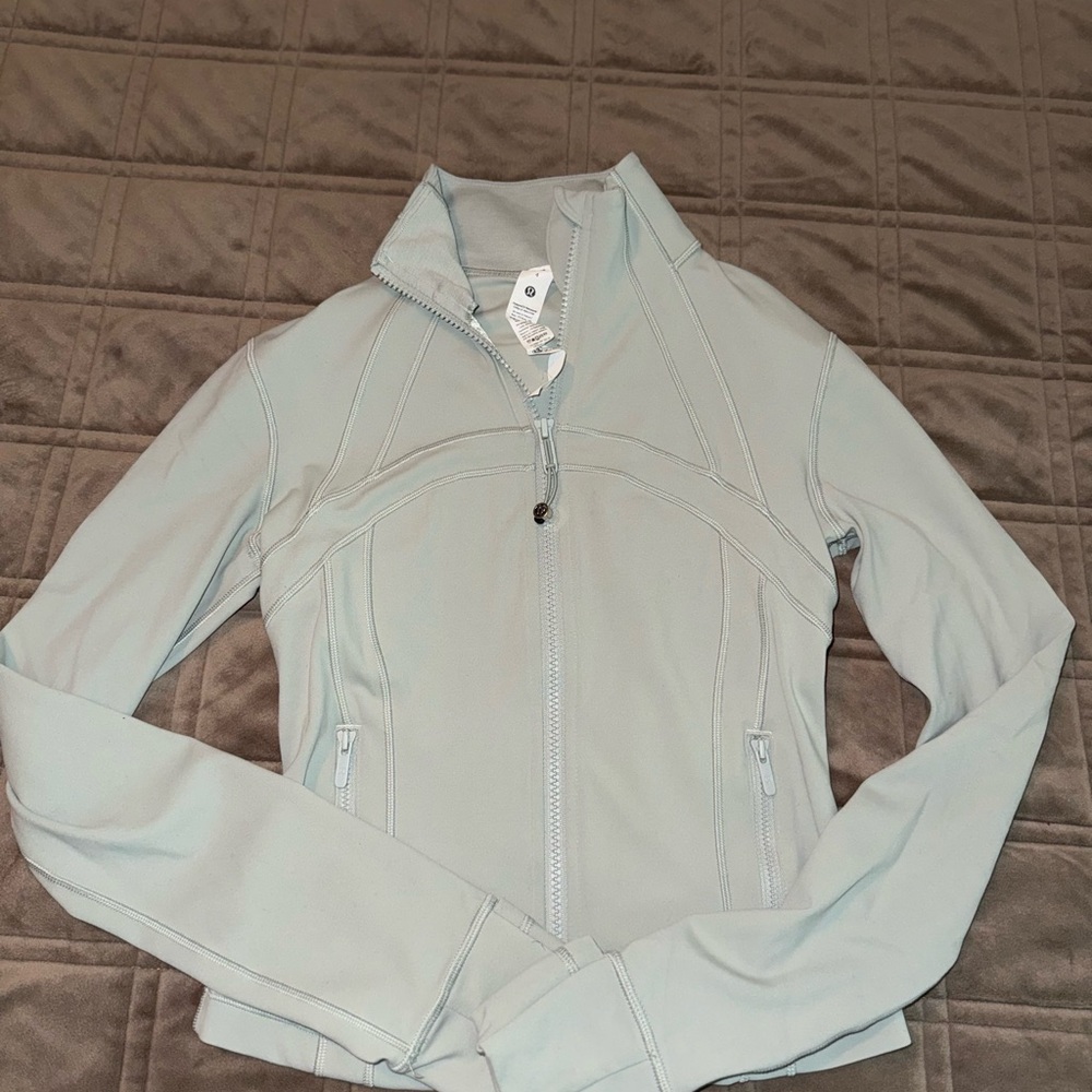 lululemon athletica Mint Green Zip-Up Utility Jacket